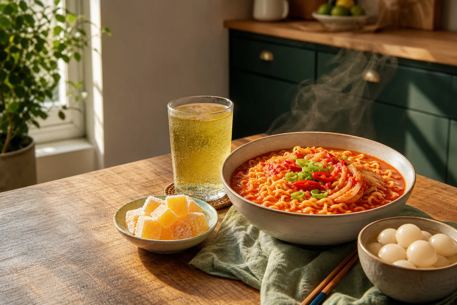100 Bamboo Skewers - 15cm, 3:15 PM Sun Moon Lake Milk Tea - 100g, ABC Extra Hot Chilli Sauce - Sambal Extra Pedas, Acecook Hao Hao Chicken Flavour Instant Noodles - 74g selected by YummAsia